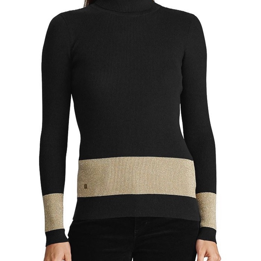 Black and Gold Women's Sweater